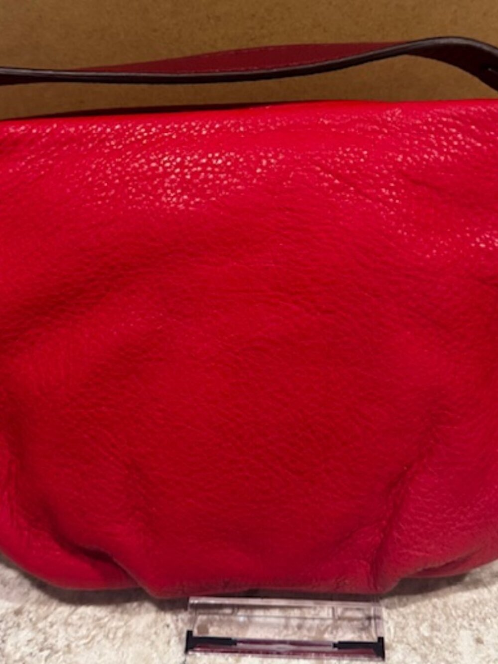 Marc by Marc Jacobs Classic Q Percy Crossbody Rosey Red Multi Leather Bag - Picture 2 of 4